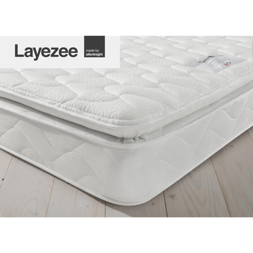 Silentnight Layezee Open Coil Pillow Top Memory Mattress & Reviews Wayfair.co.uk
